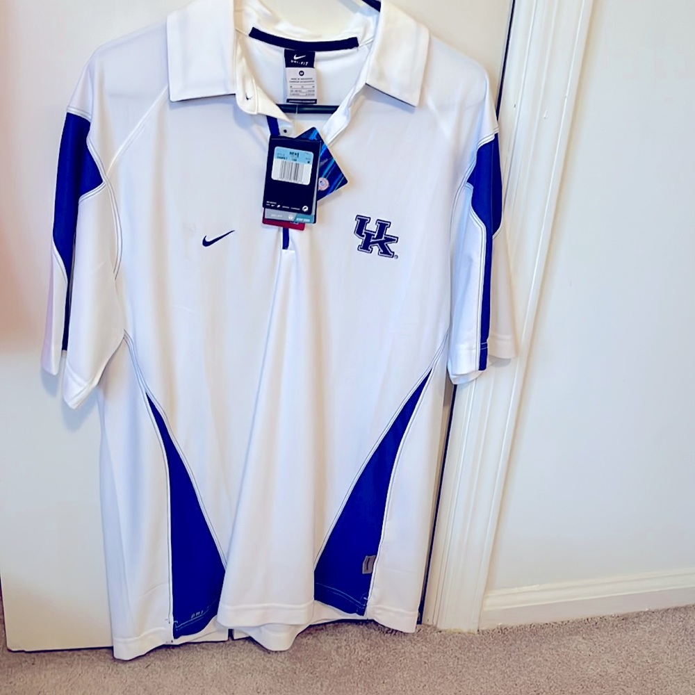 NWT University of Kentucky Nike Dri-FIT polo MEDIUM